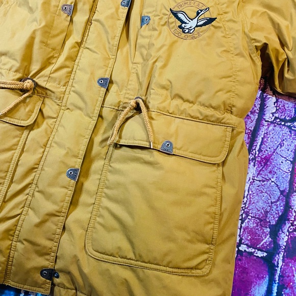 Vintage 90s Large Triple Fat Goose Down Coat Winter Jacket Parka size S Unisex - Picture 2 of 7